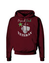 Dad of Veteran Dark Hoodie Sweatshirt-Hoodie-TooLoud-Maroon-Small-Davson Sales