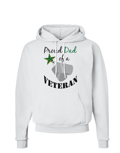 Dad of Veteran Hoodie Sweatshirt-Hoodie-TooLoud-White-Small-Davson Sales