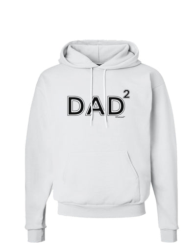 Dad Squared - Dad of Two Hoodie Sweatshirt-Hoodie-TooLoud-White-Small-Davson Sales