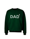 Dad to the Fifth Power - Dad of Five Adult Dark Sweatshirt-Sweatshirts-TooLoud-Deep-Forest-Green-Small-Davson Sales