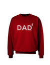 Dad to the Fifth Power - Dad of Five Adult Dark Sweatshirt-Sweatshirts-TooLoud-Deep-Red-Small-Davson Sales