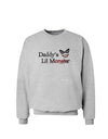 Daddys Lil Monster Sweatshirt-Sweatshirts-TooLoud-AshGray-Small-Davson Sales