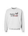 Daddys Lil Monster Sweatshirt-Sweatshirts-TooLoud-White-Small-Davson Sales