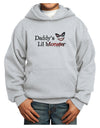 Daddys Lil Monster Youth Hoodie Pullover Sweatshirt-Youth Hoodie-TooLoud-Ash-XS-Davson Sales
