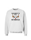 Daddy's Lil Reindeer Boy Sweatshirt-Sweatshirts-TooLoud-White-Small-Davson Sales