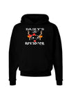 Daddy's Lil Reindeer Girl Dark Hoodie Sweatshirt-Hoodie-TooLoud-Black-Small-Davson Sales