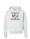 Daddy's Lil Reindeer Girl Hoodie Sweatshirt-Hoodie-TooLoud-White-Small-Davson Sales