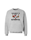 Daddy's Lil Reindeer Girl Sweatshirt-Sweatshirts-TooLoud-AshGray-Small-Davson Sales