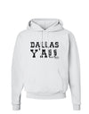 Dallas Y'all - Boots - Texas Pride Hoodie Sweatshirt-Hoodie-TooLoud-White-Small-Davson Sales