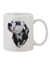 Dalmatian Portrait 11 oz Coffee Mug - Expertly Crafted by TooLoud-11 OZ Coffee Mug-TooLoud-White-Davson Sales