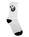 Dalmatian Portrait Adult Crew Socks - Expertly Crafted by TooLoud-Socks-TooLoud-White-Ladies-4-6-Davson Sales