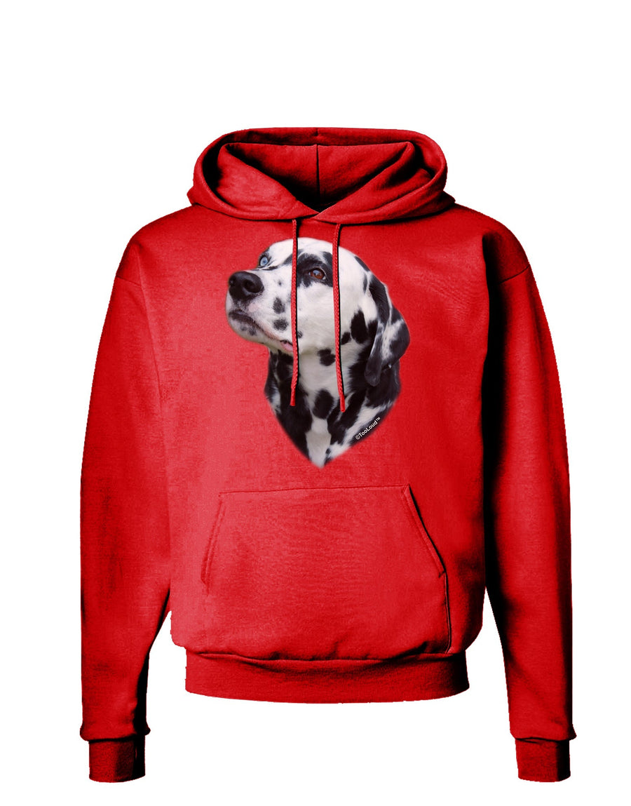 Dalmatian Portrait Dark Hoodie Sweatshirt by TooLoud-Hoodie-TooLoud-Black-Small-Davson Sales