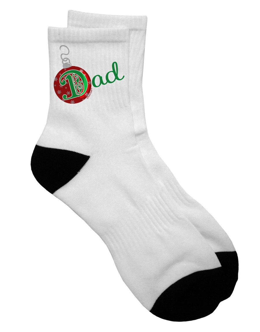 Dapper Dad's Coordinated Family Ornament Adult Short Socks - TooLoud-Socks-TooLoud-White-Ladies-4-6-Davson Sales
