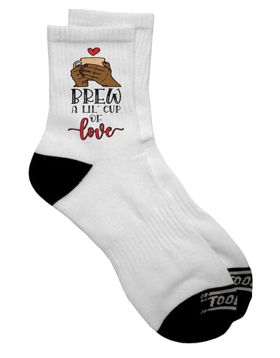 Dark Adult Socks - A Perfect Blend of Style and Comfort for Brewing a Touch of Love - TooLoud-Socks-TooLoud-Short-Ladies-4-6-Davson Sales