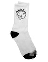 Dark Adult Socks for a Bold and Edgy Look - TooLoud-Socks-TooLoud-Crew-Ladies-4-6-Davson Sales