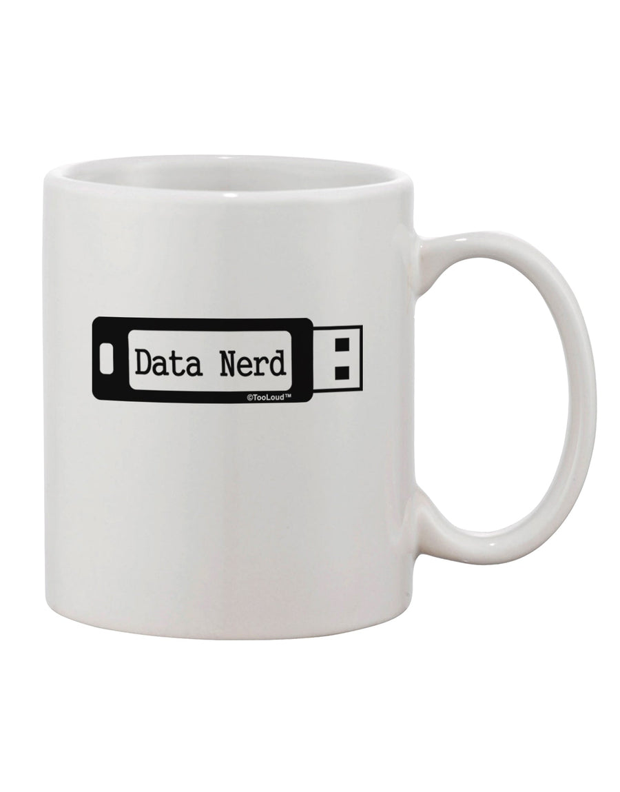 Data Enthusiast USB Printed 11 oz Coffee Mug - TooLoud-11 OZ Coffee Mug-TooLoud-White-Davson Sales