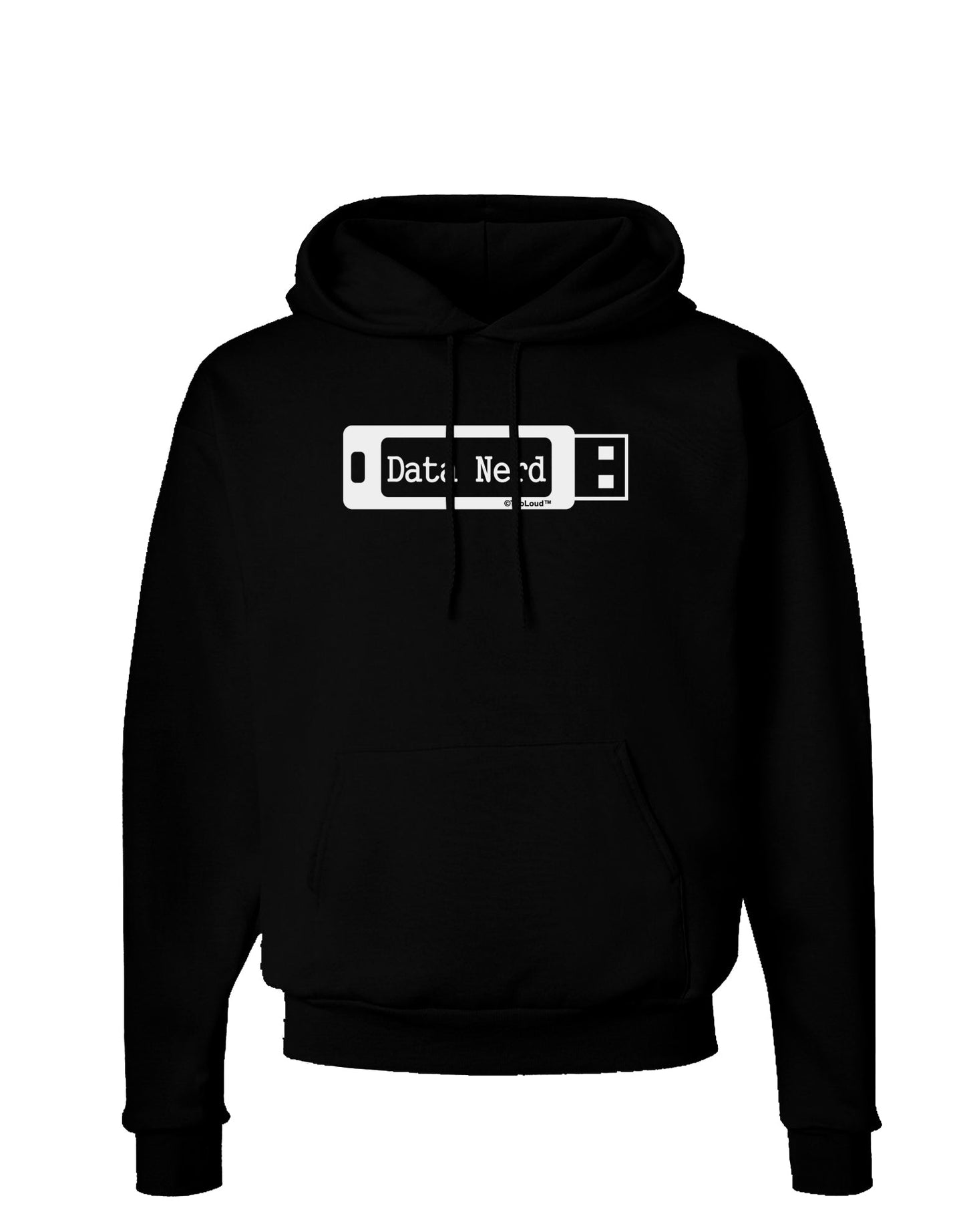 Data Nerd USB Dark Hoodie Sweatshirt by TooLoud-Hoodie-TooLoud-Black-Small-Davson Sales