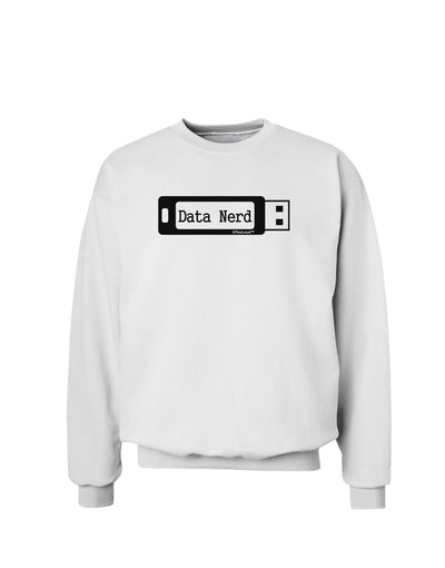 Data Nerd USB Sweatshirt by TooLoud-Sweatshirts-TooLoud-White-Small-Davson Sales