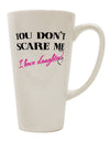 Daughters' Protection - Empowering 16 Ounce Conical Latte Coffee Mug by TooLoud-Conical Latte Mug-TooLoud-White-Davson Sales