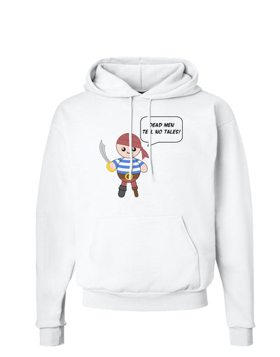 Dead Men Tell No Tales - Petey the Pirate Hoodie Sweatshirt-Hoodie-TooLoud-White-Small-Davson Sales