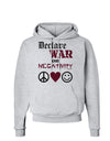 Declare War on Negativity Hoodie Sweatshirt by-Hoodie-TooLoud-AshGray-Small-Davson Sales