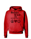 Declare War on Negativity Hoodie Sweatshirt by-Hoodie-TooLoud-Red-Small-Davson Sales