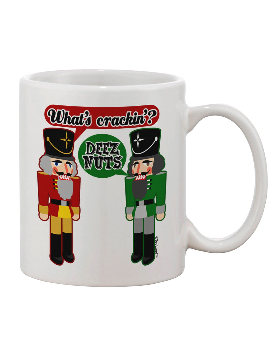 Delectable Delights - Deez Nuts Printed 11 oz Coffee Mug by TooLoud-11 OZ Coffee Mug-TooLoud-White-Davson Sales