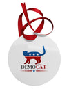 DemoCAT Circular Metal Ornament-Ornament-TooLoud-White-Davson Sales