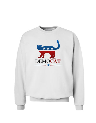 DemoCAT Sweatshirt-Sweatshirts-TooLoud-White-Small-Davson Sales