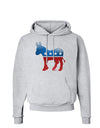 Democrat Bubble Symbol Hoodie Sweatshirt-Hoodie-TooLoud-AshGray-Small-Davson Sales