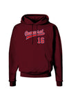 Democrat Jersey 16 Dark Hoodie Sweatshirt-Hoodie-TooLoud-Maroon-Small-Davson Sales