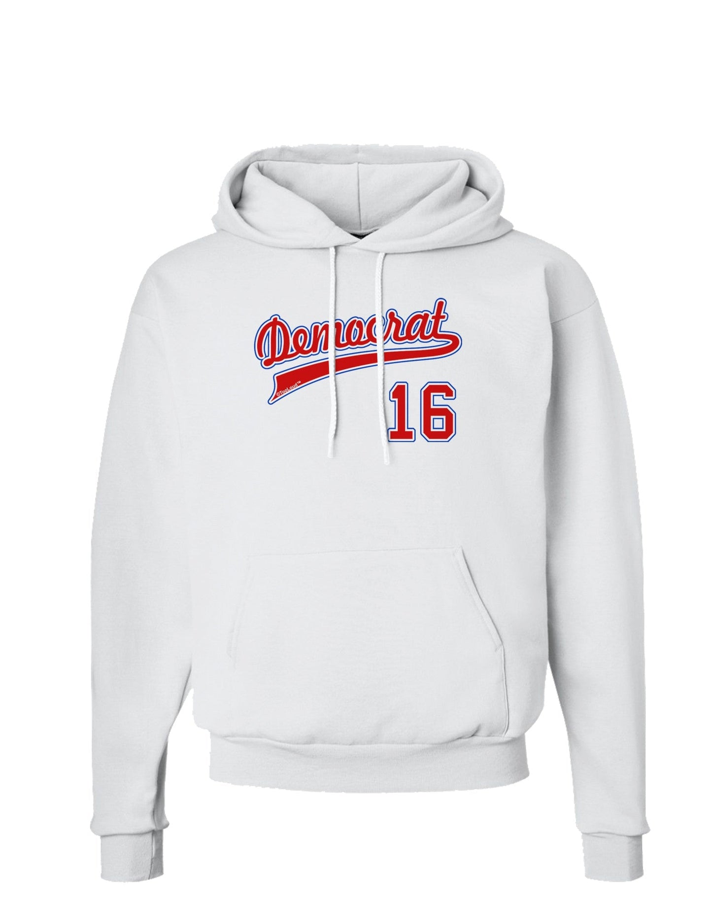 Democrat Jersey 16 Hoodie Sweatshirt-Hoodie-TooLoud-White-Small-Davson Sales