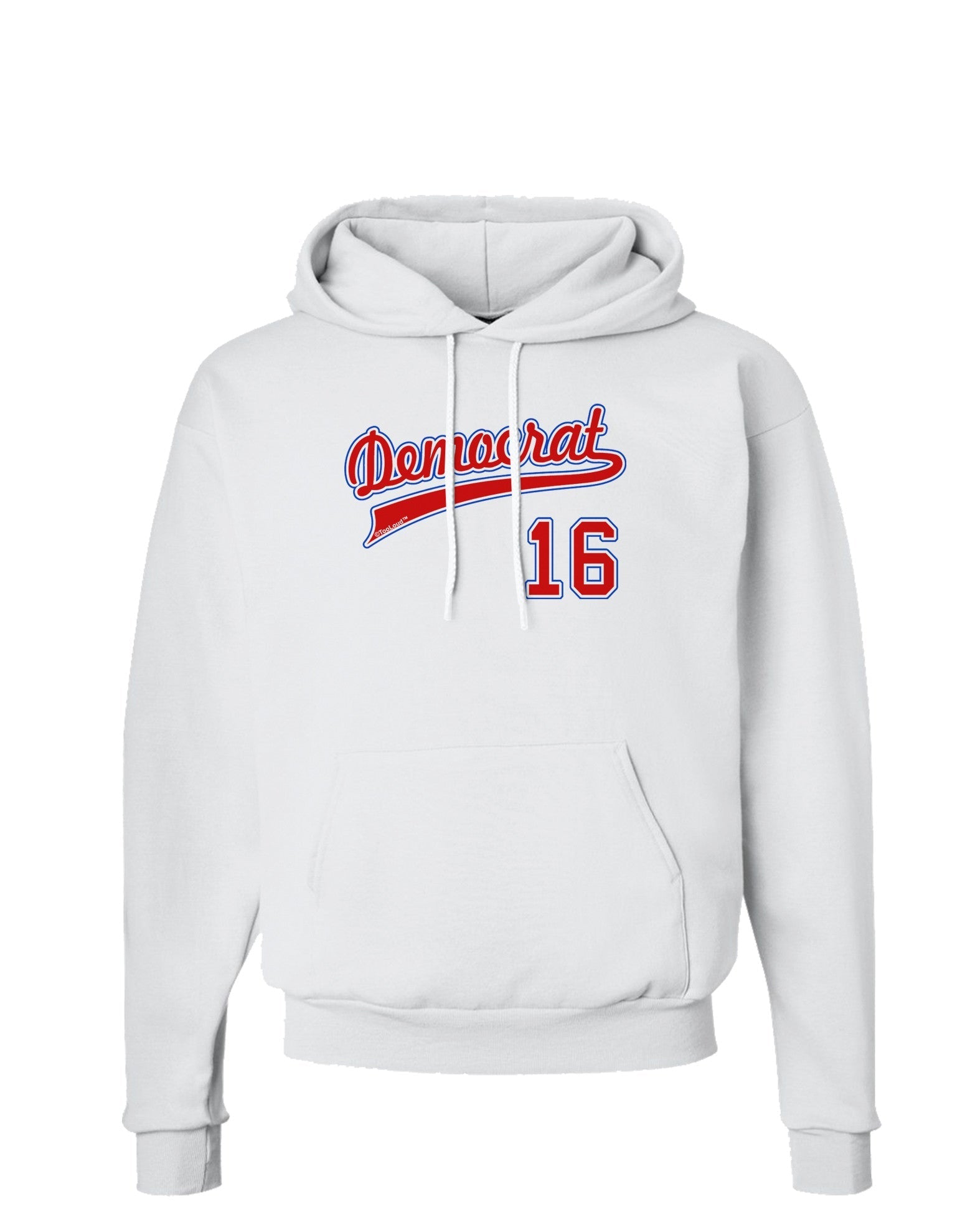 Democrat Jersey 16 Hoodie Sweatshirt-Hoodie-TooLoud-White-Small-Davson Sales