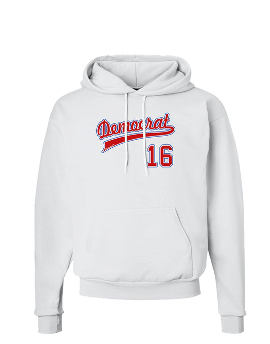 Democrat Jersey 16 Hoodie Sweatshirt-Hoodie-TooLoud-White-Small-Davson Sales