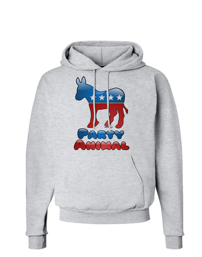 Democrat Party Animal Hoodie Sweatshirt-Hoodie-TooLoud-AshGray-Small-Davson Sales