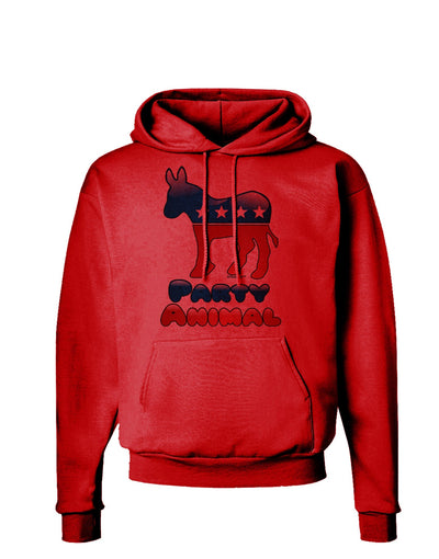 Democrat Party Animal Hoodie Sweatshirt-Hoodie-TooLoud-Red-Small-Davson Sales