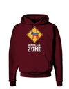 Democrat Zone Dark Hoodie Sweatshirt-Hoodie-TooLoud-Maroon-Small-Davson Sales