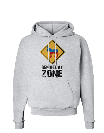 Democrat Zone Hoodie Sweatshirt-Hoodie-TooLoud-AshGray-Small-Davson Sales