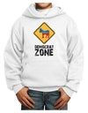 Democrat Zone Youth Hoodie Pullover Sweatshirt-Youth Hoodie-TooLoud-White-XS-Davson Sales