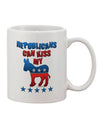 Democratic Party Supporters - Expertly Printed 11 oz Coffee Mug - TooLoud-11 OZ Coffee Mug-TooLoud-White-Davson Sales