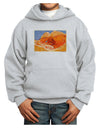 Desert Landscape Watercolor Youth Hoodie Pullover Sweatshirt-Youth Hoodie-TooLoud-Ash-XS-Davson Sales