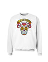 Dia de los Muertos Calavera Sweatshirt-Sweatshirt-TooLoud-White-Small-Davson Sales