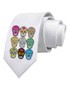 Dia de los Muertos Calaveras Multi Sugar SkullsNecktie by TooLoud (R)