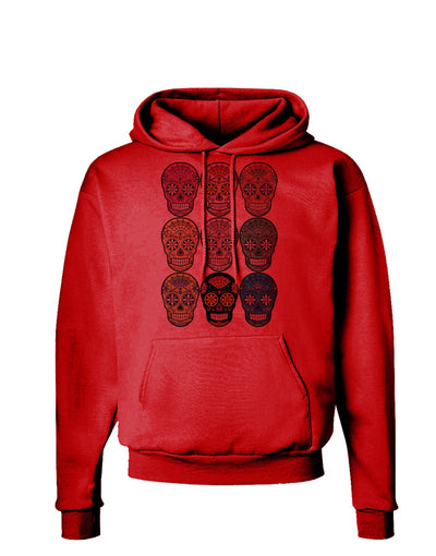 Dia de los Muertos Calaveras Sugar Skulls Hoodie Sweatshirt-Hoodie-TooLoud-Red-Small-Davson Sales