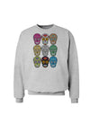 Dia de los Muertos Calaveras Sugar Skulls Sweatshirt-Sweatshirts-TooLoud-AshGray-Small-Davson Sales