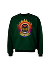 Dia de los Muertos Sacred Calavera Day of the Dead Adult Dark Sweatshirt-Sweatshirts-TooLoud-Deep-Forest-Green-Small-Davson Sales