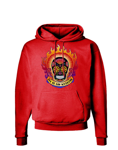 Dia de los Muertos Sacred Calavera Day of the Dead Dark Hoodie Sweatshirt-Hoodie-TooLoud-Red-Small-Davson Sales