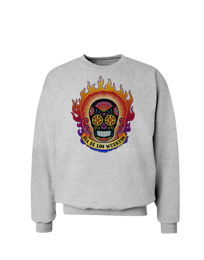 Dia de los Muertos Sacred Calavera Day of the Dead Sweatshirt-Sweatshirts-TooLoud-AshGray-Small-Davson Sales