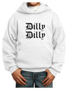 Dilly Dilly Beer Drinking Funny Youth Hoodie Pullover Sweatshirt by TooLoud-Youth Hoodie-TooLoud-White-XS-Davson Sales