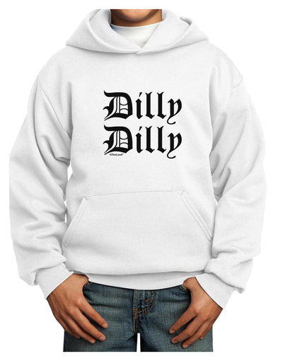 Dilly Dilly Beer Drinking Funny Youth Hoodie Pullover Sweatshirt by TooLoud-Youth Hoodie-TooLoud-White-XS-Davson Sales